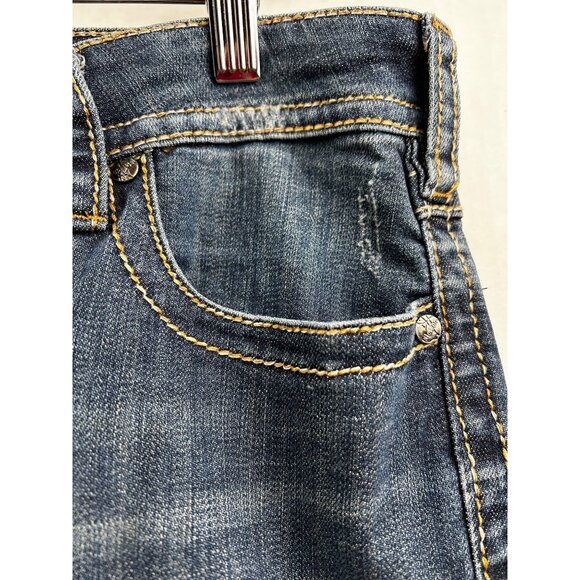 Stetson Hollywood Bootcut Jeans Womens Western Y2K Rodeo Country Glam Style 12 - Picture 8 of 12